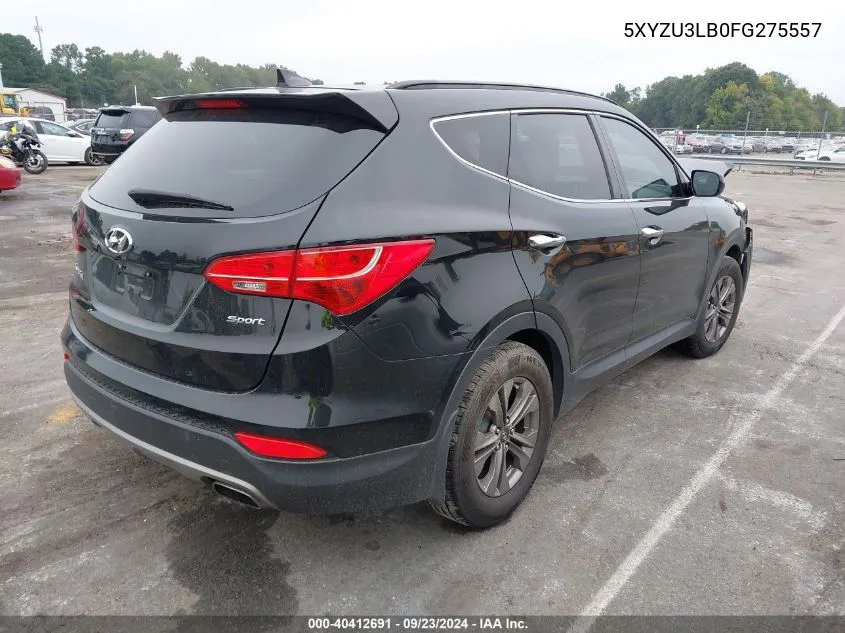 2015 Hyundai Santa Fe Sport 2.4L VIN: 5XYZU3LB0FG275557 Lot: 40412691