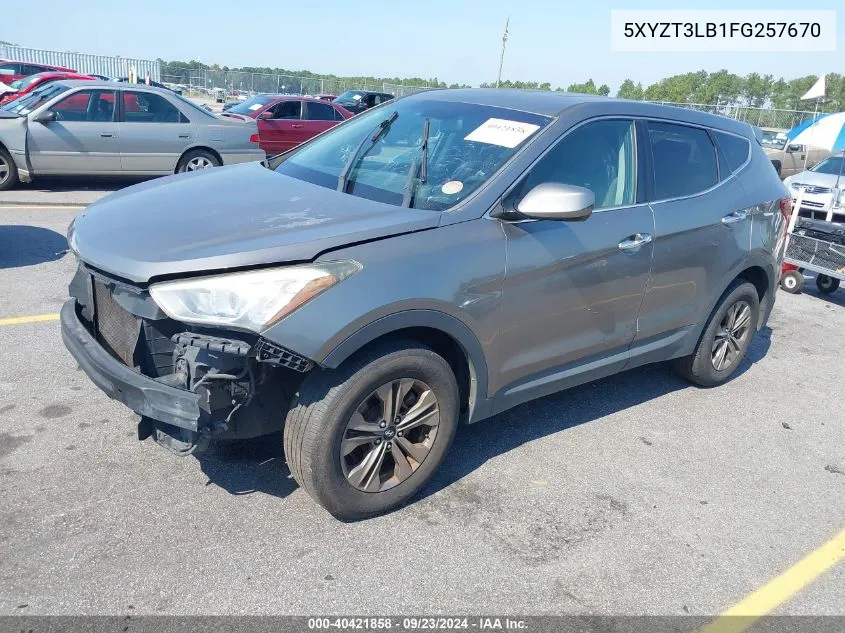 5XYZT3LB1FG257670 2015 Hyundai Santa Fe Sport 2.4L