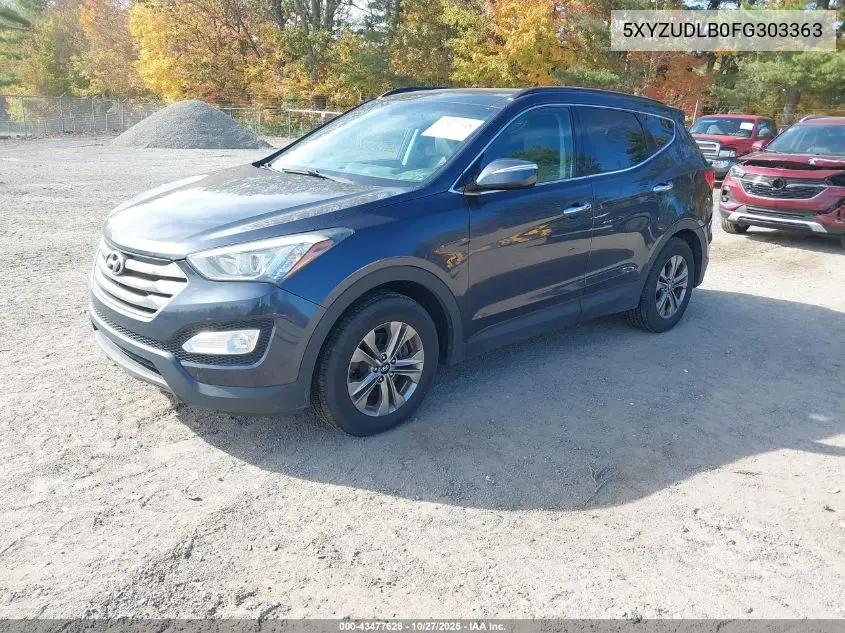 5XYZUDLB0FG303363 2015 Hyundai Santa Fe Sport 2.4L