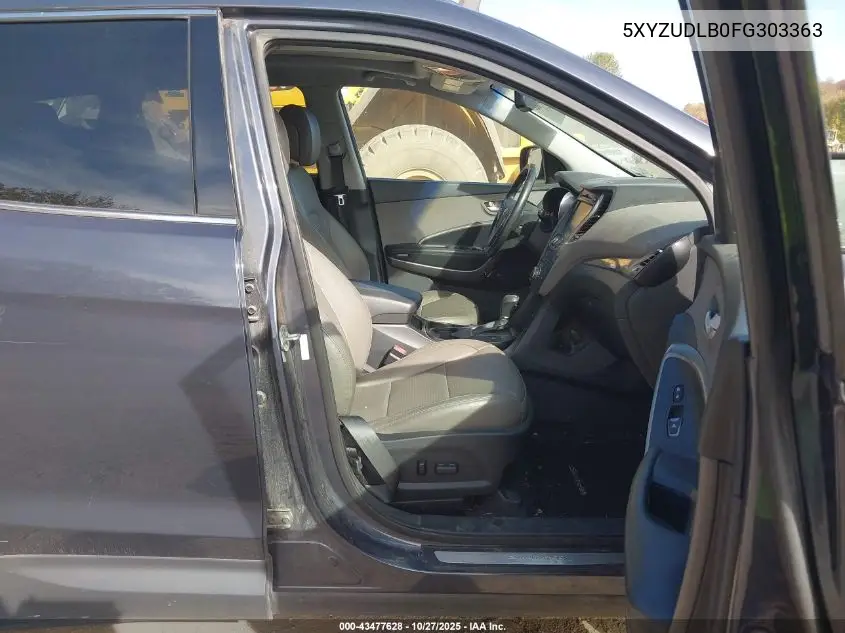 5XYZUDLB0FG303363 2015 Hyundai Santa Fe Sport 2.4L