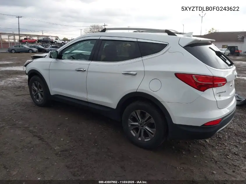5XYZTDLB0FG243622 2015 Hyundai Santa Fe Sport 2.4L