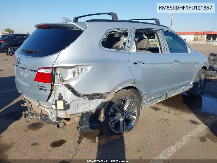 KM8SRDHF1FU121857 2015 Hyundai Santa Fe Limited