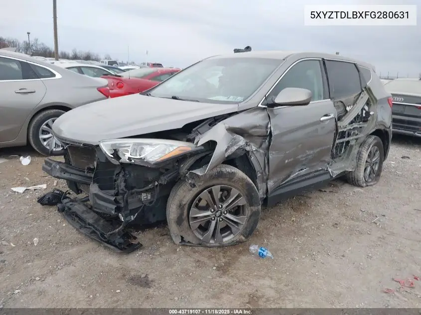 5XYZTDLBXFG280631 2015 Hyundai Santa Fe Sport 2.4L