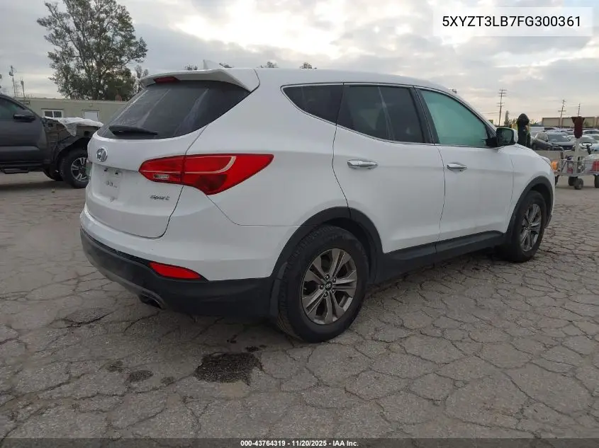 5XYZT3LB7FG300361 2015 Hyundai Santa Fe Sport 2.4L