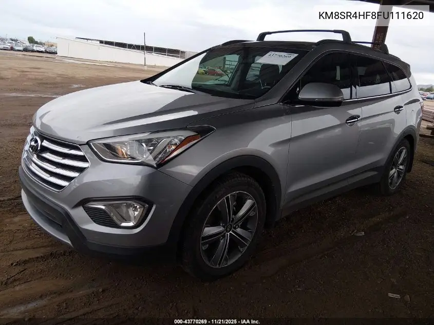 KM8SR4HF8FU111620 2015 Hyundai Santa Fe Limited