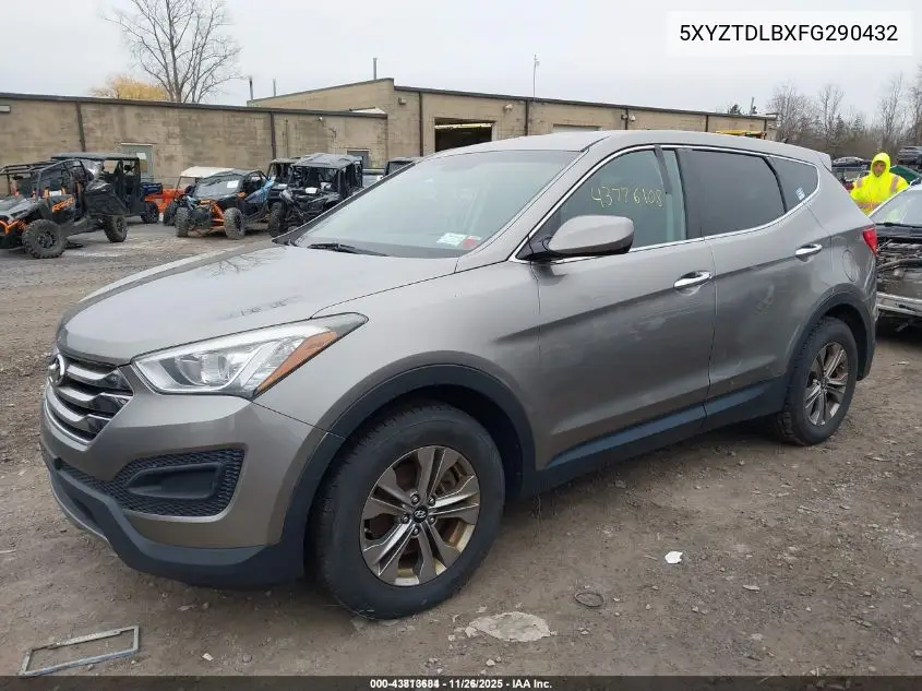5XYZTDLBXFG290432 2015 Hyundai Santa Fe Sport 2.4L