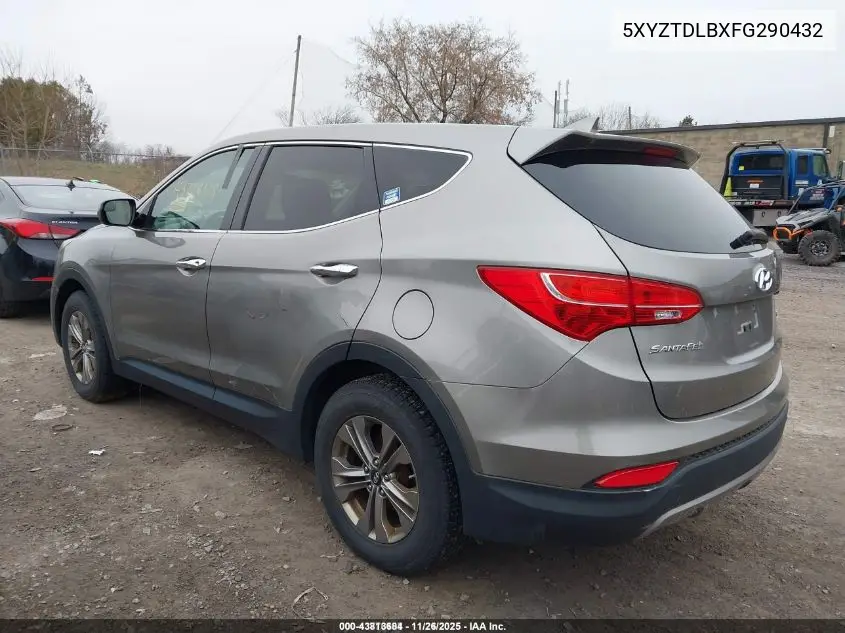 5XYZTDLBXFG290432 2015 Hyundai Santa Fe Sport 2.4L