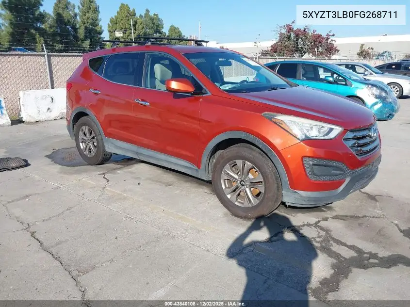5XYZT3LB0FG268711 2015 Hyundai Santa Fe Sport