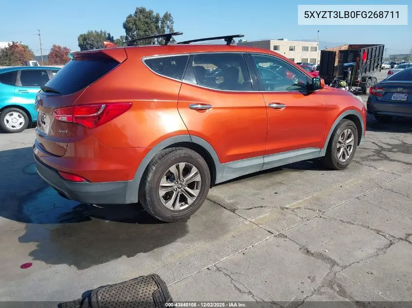 5XYZT3LB0FG268711 2015 Hyundai Santa Fe Sport