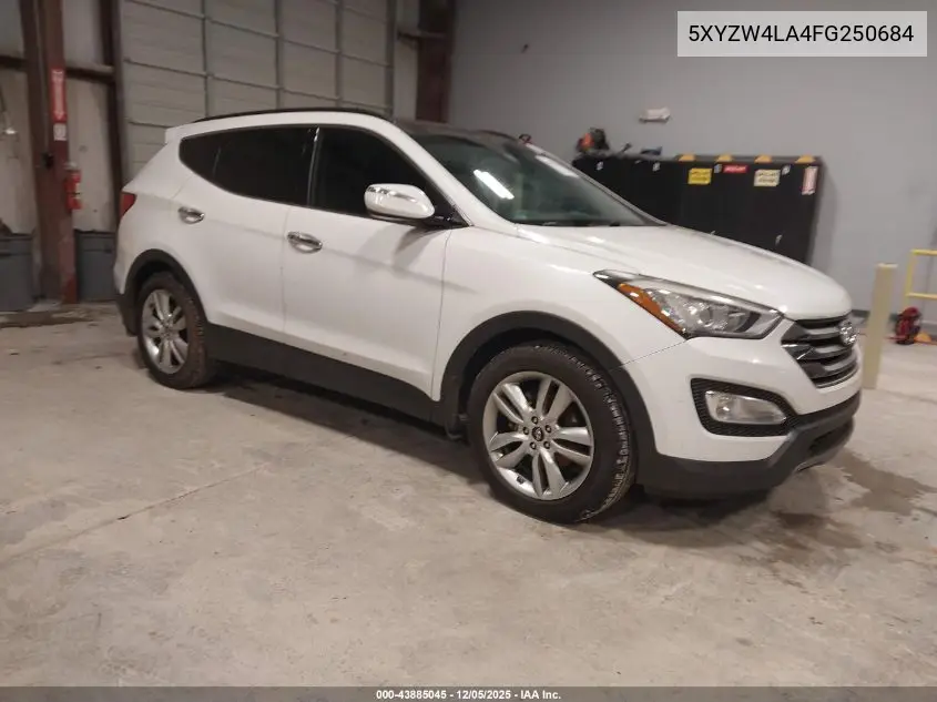 5XYZW4LA4FG250684 2015 Hyundai Santa Fe Sport 2.0L Turbo