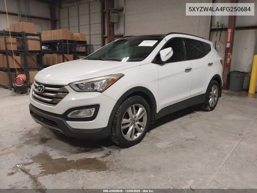 5XYZW4LA4FG250684 2015 Hyundai Santa Fe Sport 2.0L Turbo