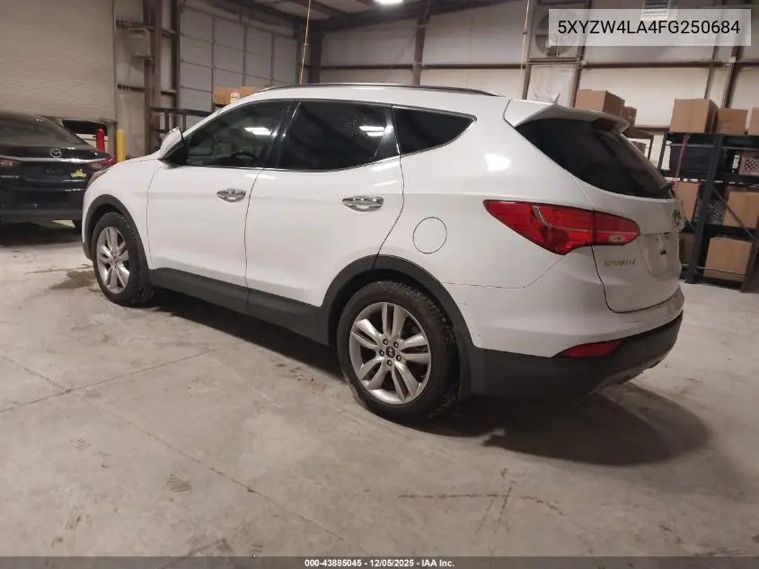 5XYZW4LA4FG250684 2015 Hyundai Santa Fe Sport 2.0L Turbo