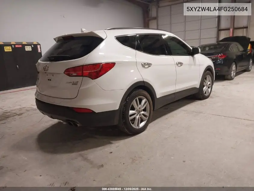5XYZW4LA4FG250684 2015 Hyundai Santa Fe Sport 2.0L Turbo