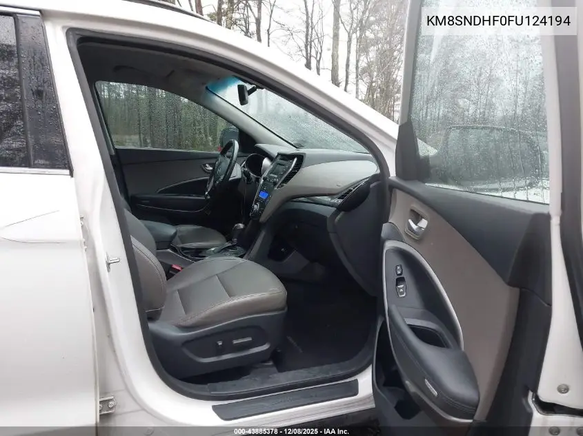 KM8SNDHF0FU124194 2015 Hyundai Santa Fe Gls