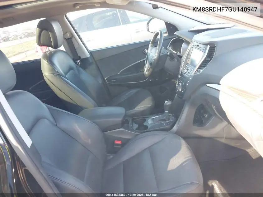 KM8SRDHF7GU140947 2016 Hyundai Santa Fe Limited
