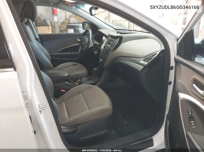 5XYZUDLB6GG346168 2016 Hyundai Santa Fe Sport 2.4L