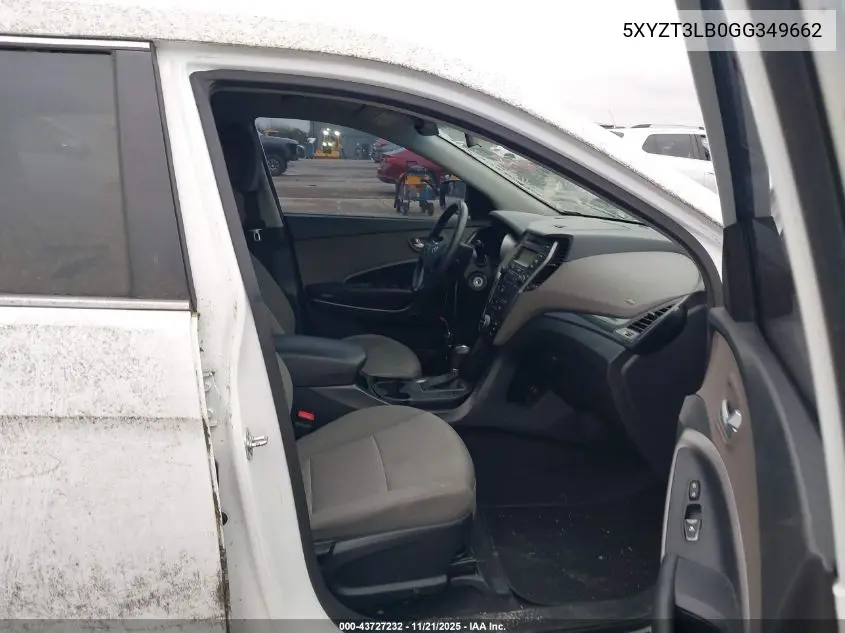 5XYZT3LB0GG349662 2016 Hyundai Santa Fe Sport 2.4L