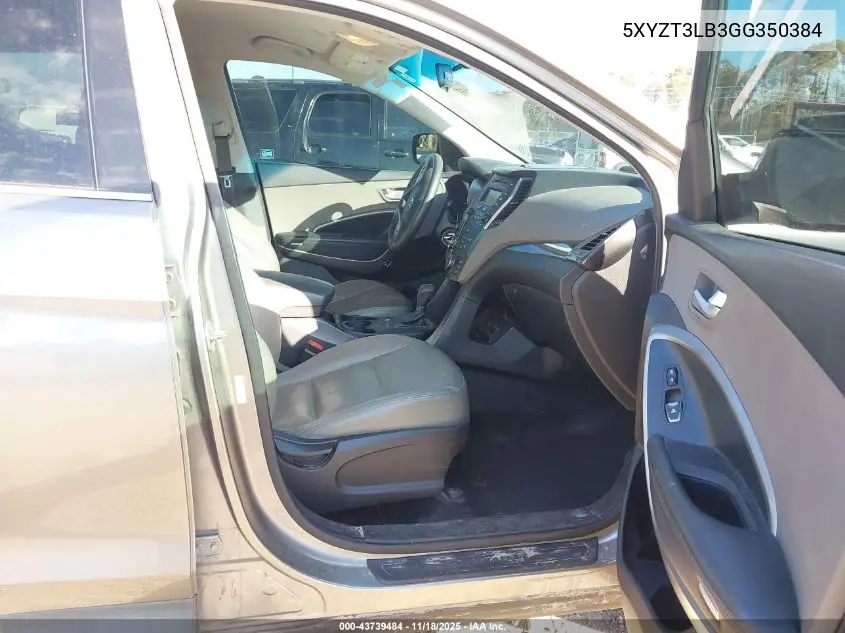 5XYZT3LB3GG350384 2016 Hyundai Santa Fe Sport 2.4L