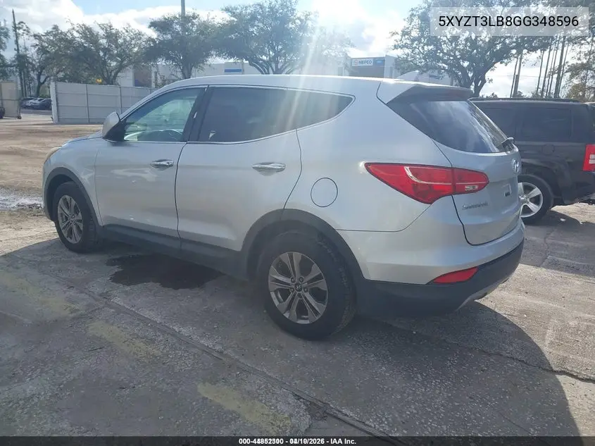 5XYZT3LB8GG348596 2016 Hyundai Santa Fe Sport 2.4L