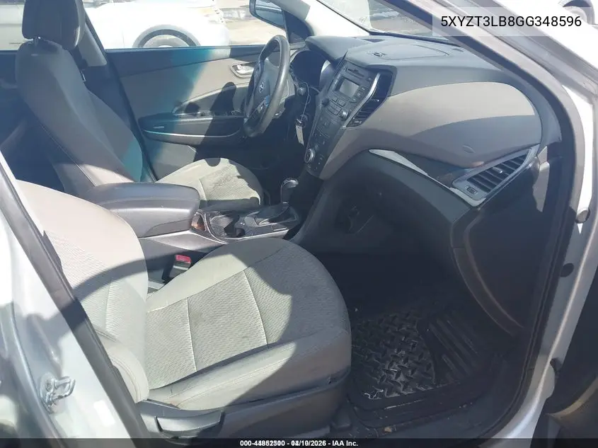 5XYZT3LB8GG348596 2016 Hyundai Santa Fe Sport 2.4L
