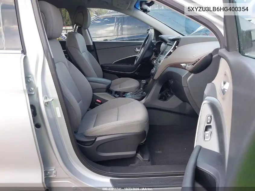 5XYZU3LB6HG400354 2017 Hyundai Santa Fe Sport 2.4L