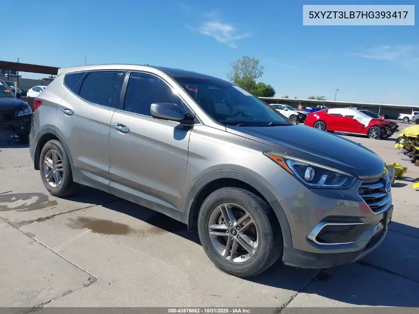 5XYZT3LB7HG393417 2017 Hyundai Santa Fe Sport 2.4L