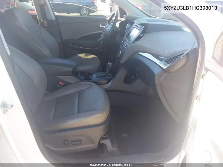 5XYZU3LB1HG398013 2017 Hyundai Santa Fe Sport 2.4L