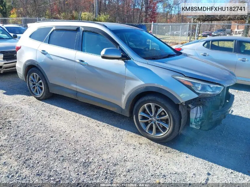 KM8SMDHFXHU182741 2017 Hyundai Santa Fe Se