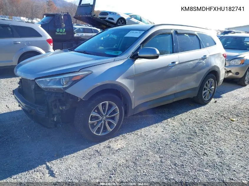 KM8SMDHFXHU182741 2017 Hyundai Santa Fe Se