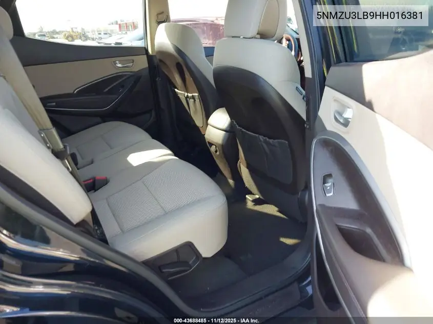 5NMZU3LB9HH016381 2017 Hyundai Santa Fe Sport 2.4L
