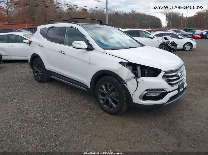 5XYZWDLA8HG456092 2017 Hyundai Santa Fe Sport 2.0T Ultimate