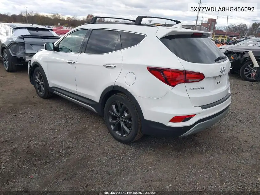 5XYZWDLA8HG456092 2017 Hyundai Santa Fe Sport 2.0T Ultimate