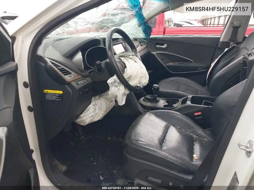 KM8SR4HF5HU229157 2017 Hyundai Santa Fe