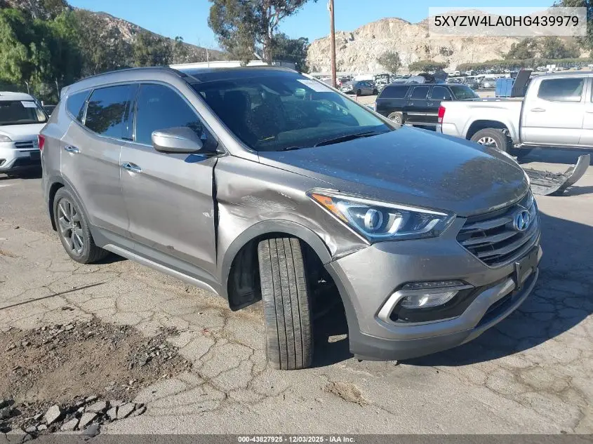 5XYZW4LA0HG439979 2017 Hyundai Santa Fe Sport 2.0T Ultimate