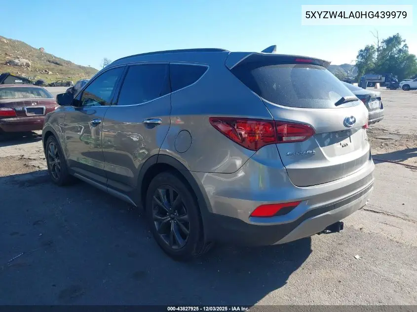 5XYZW4LA0HG439979 2017 Hyundai Santa Fe Sport 2.0T Ultimate
