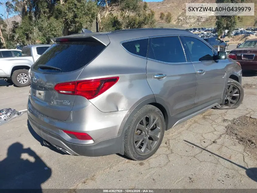 5XYZW4LA0HG439979 2017 Hyundai Santa Fe Sport 2.0T Ultimate