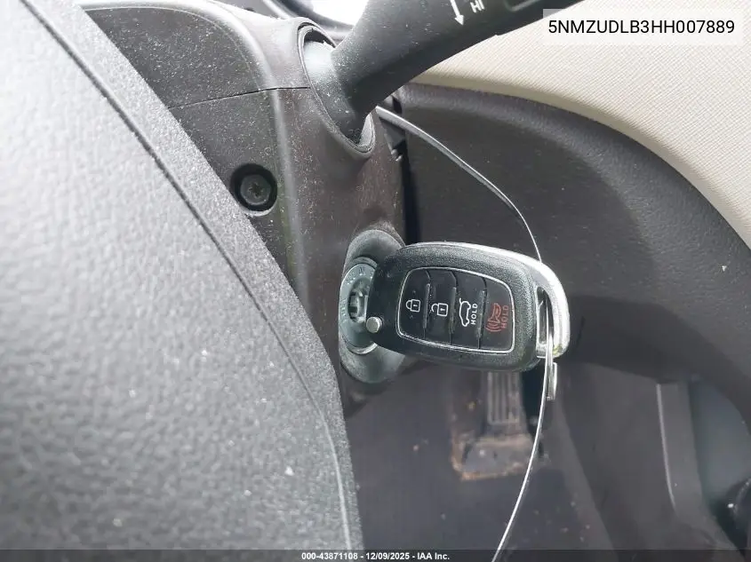 5NMZUDLB3HH007889 2017 Hyundai Santa Fe Sport 2.4L
