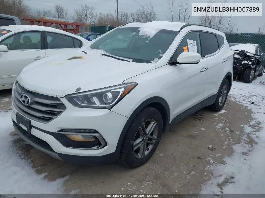 5NMZUDLB3HH007889 2017 Hyundai Santa Fe Sport 2.4L