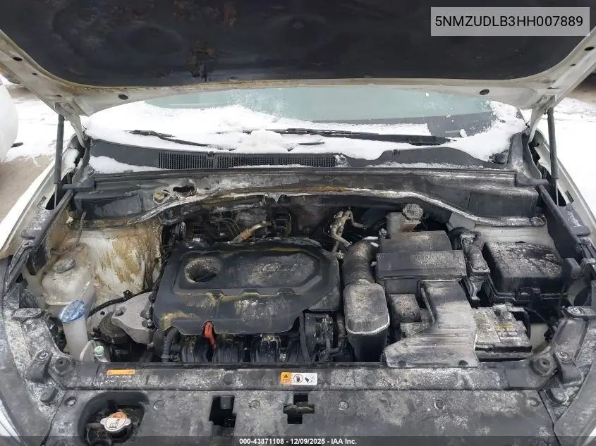5NMZUDLB3HH007889 2017 Hyundai Santa Fe Sport 2.4L
