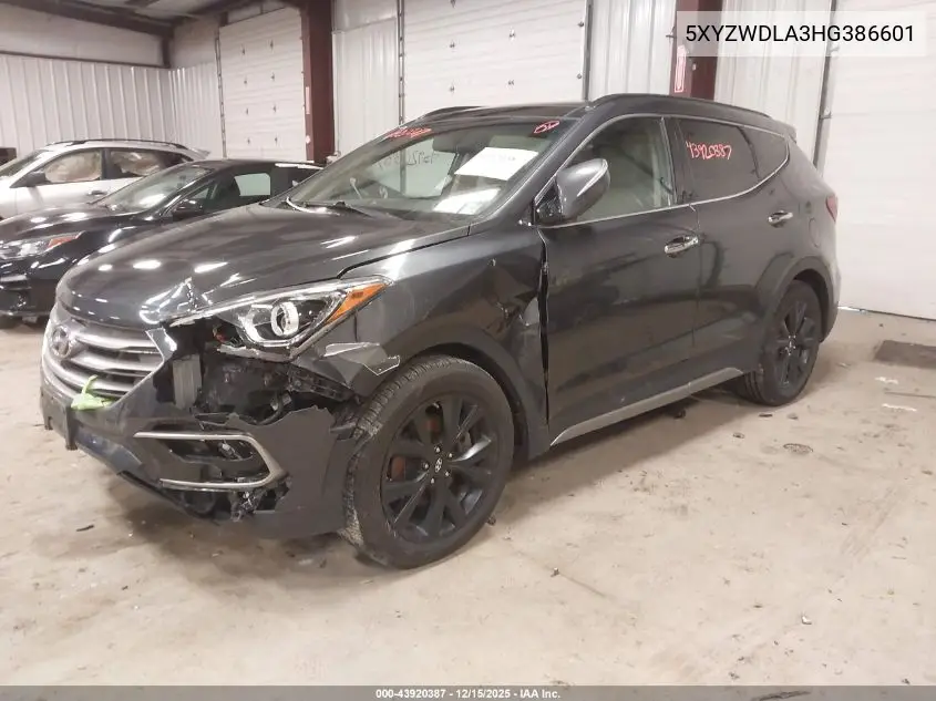 5XYZWDLA3HG386601 2017 Hyundai Santa Fe Sport 2.0T Ultimate