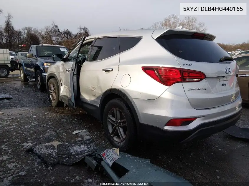 5XYZTDLB4HG440165 2017 Hyundai Santa Fe Sport 2.4L