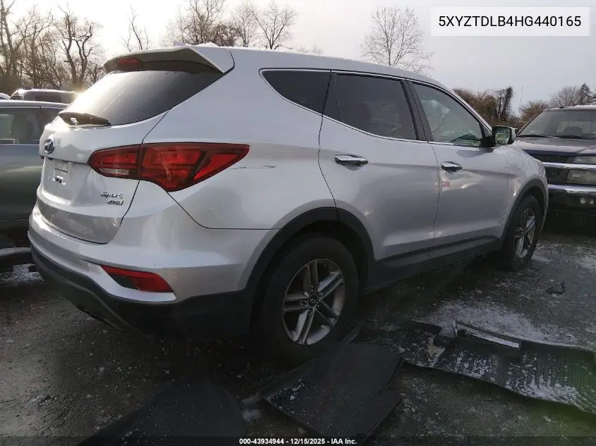 5XYZTDLB4HG440165 2017 Hyundai Santa Fe Sport 2.4L