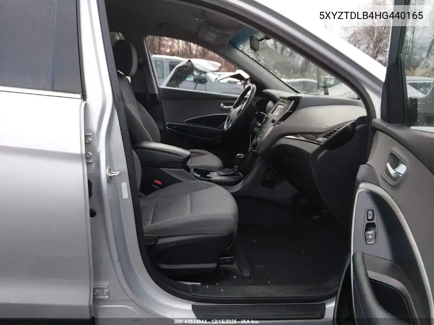 5XYZTDLB4HG440165 2017 Hyundai Santa Fe Sport 2.4L