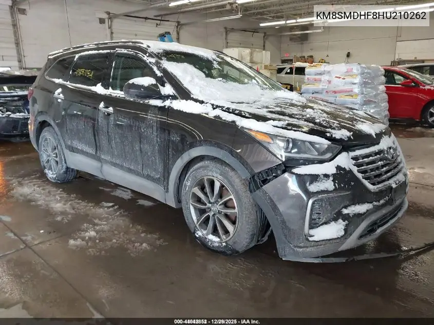 KM8SMDHF8HU210262 2017 Hyundai Santa Fe Se