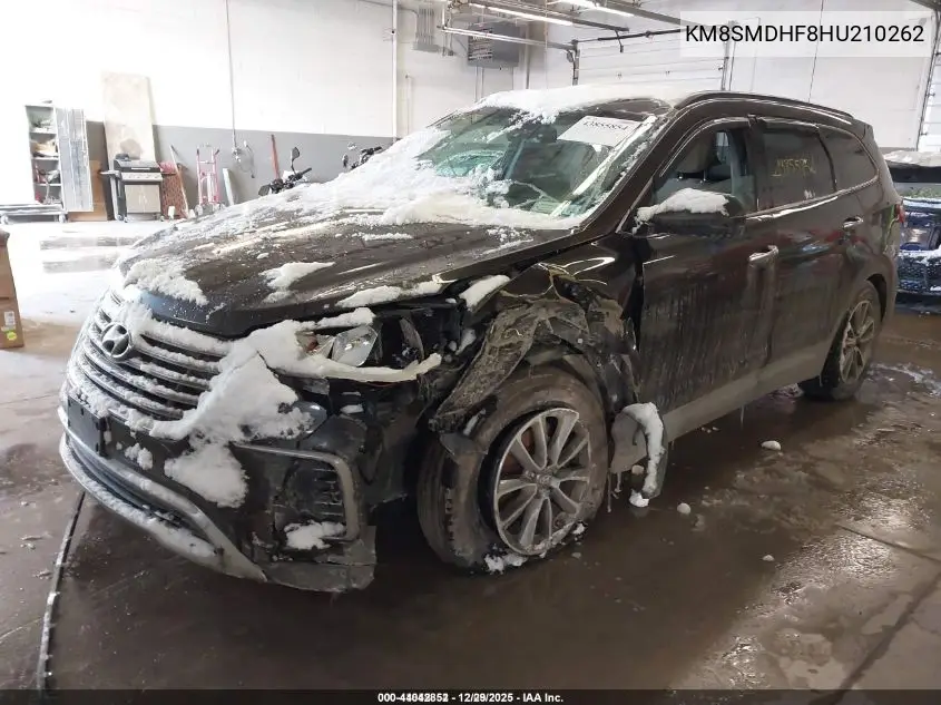 KM8SMDHF8HU210262 2017 Hyundai Santa Fe Se