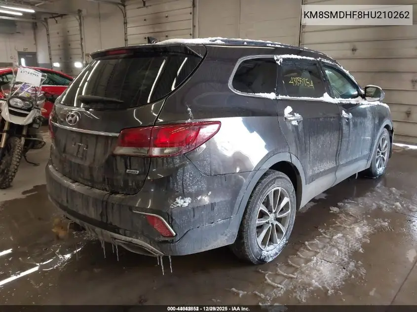 KM8SMDHF8HU210262 2017 Hyundai Santa Fe Se