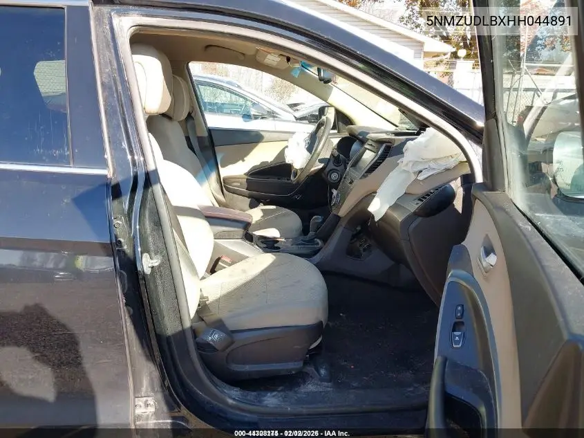 5NMZUDLBXHH044891 2017 Hyundai Santa Fe Sport 2.4L