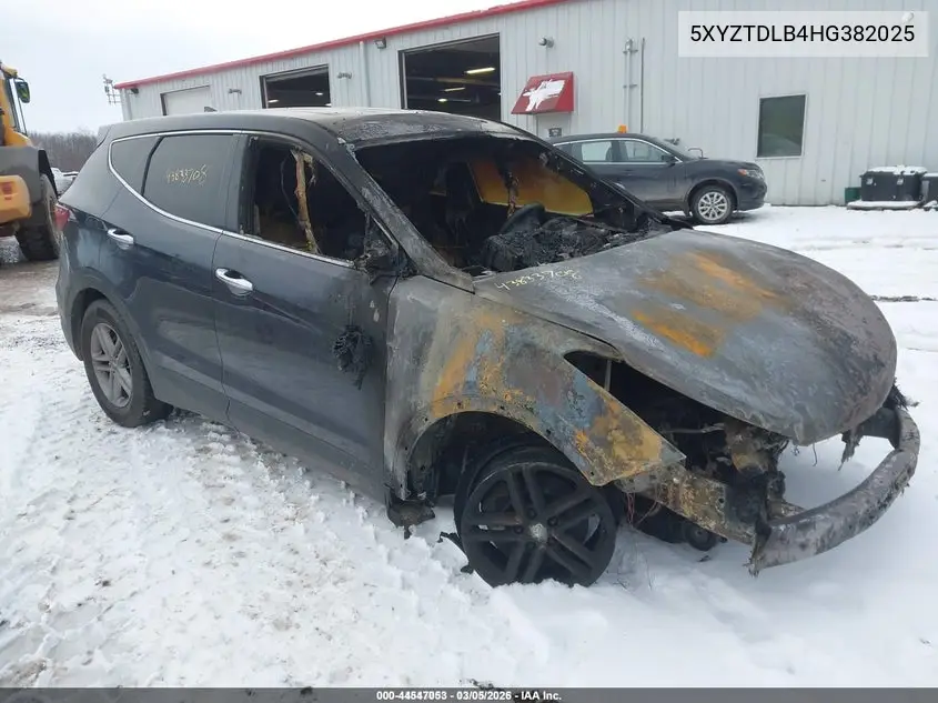 5XYZTDLB4HG382025 2017 Hyundai Santa Fe Sport 2.4L