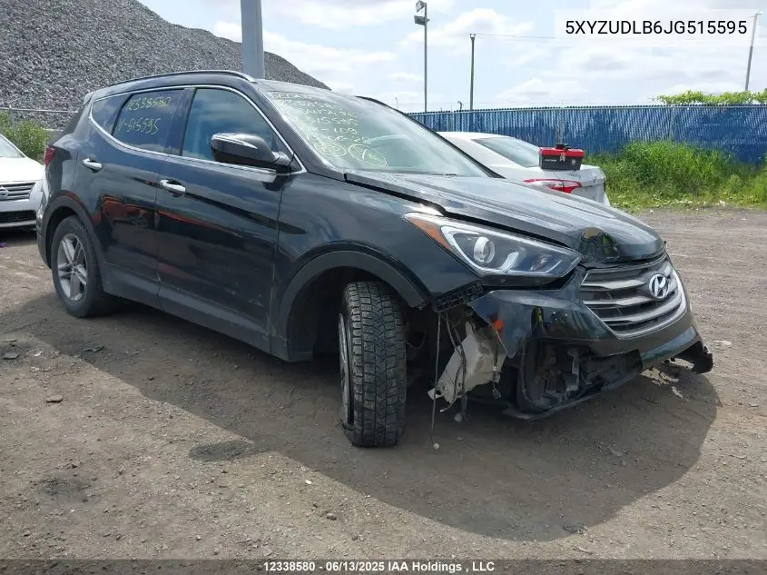5XYZUDLB6JG515595 2018 Hyundai Santa Fe