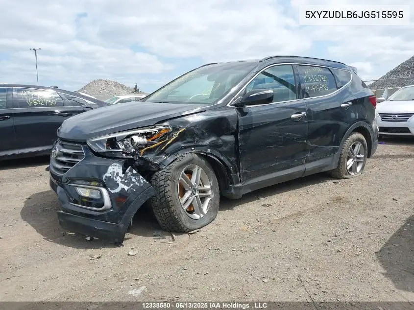5XYZUDLB6JG515595 2018 Hyundai Santa Fe